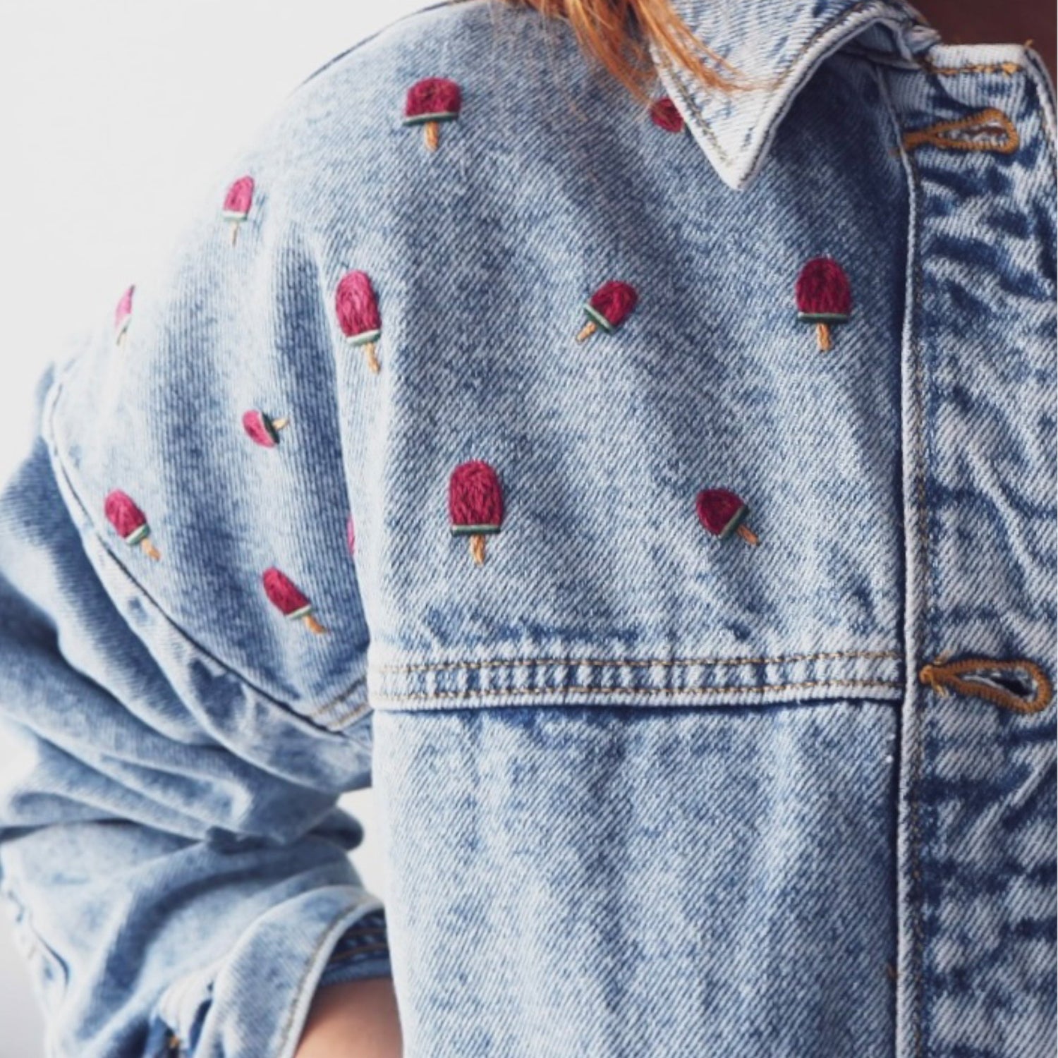 Embroidered Denim